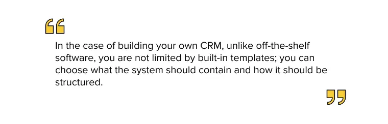 Designing the CRM Architecture