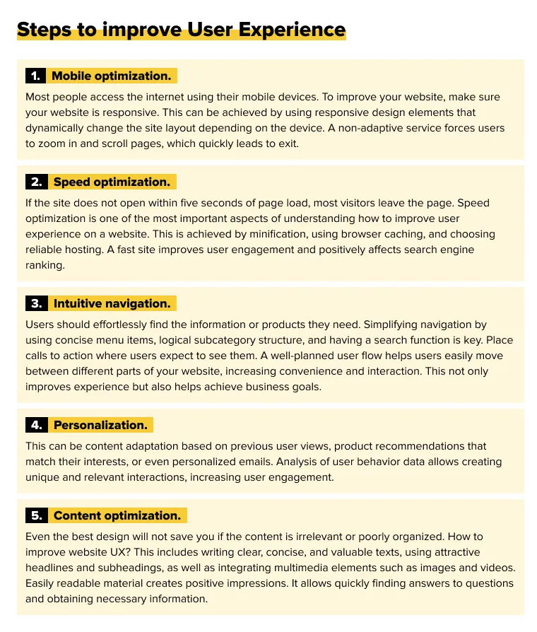 Enhancing the User Experience: Practical Approaches