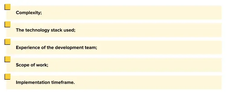 Factors Influencing Software Development Cost