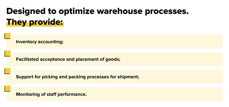 Warehouse Management Systems (WMS)